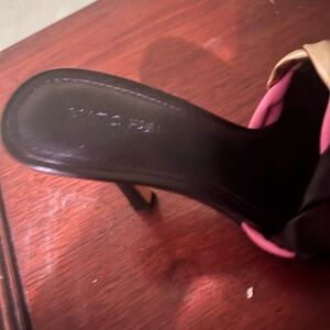 Marc Fisher Black and Pink Heels